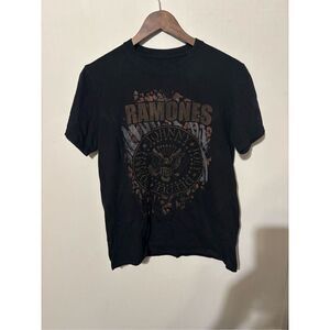 Ramones Men's Medium Black Short Sleeve Band T-Shirt Streetwear